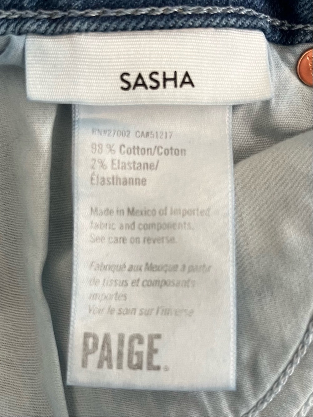 PAIGE Women's Sasha Wide Leg Jeans 28 High Rise Stretch Stefania Distressed 32" - Picture 9 of 14